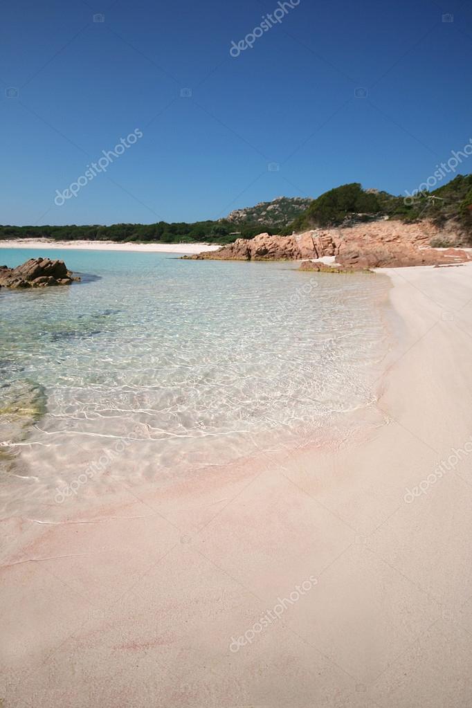 Spiaggia Rosa Pink Beach Stock Photo Gianluigibec