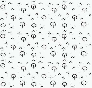 Vektör el yapımı sorunsuz doku.