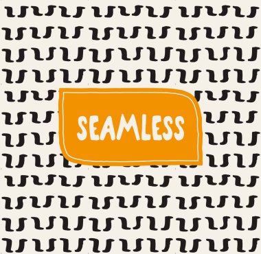 Handsketched vektör Seamless Modeli