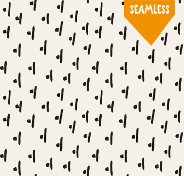 Handsketched vektör Seamless Modeli