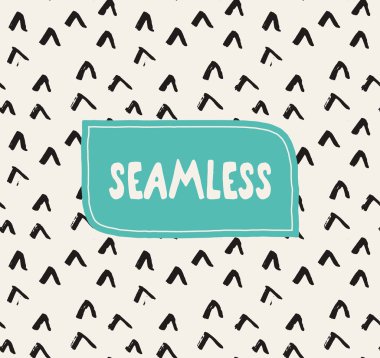 Handsketched vektör Seamless Modeli