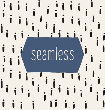 Handsketched vektör Seamless Modeli