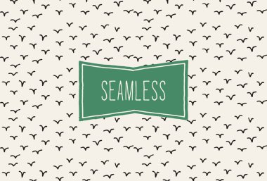 Handsketched vektör Seamless Modeli