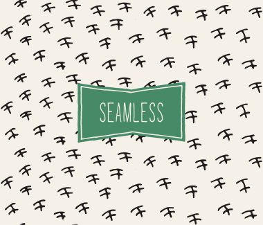 Handsketched vektör Seamless Modeli