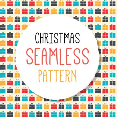 Vektör Noel deseni.