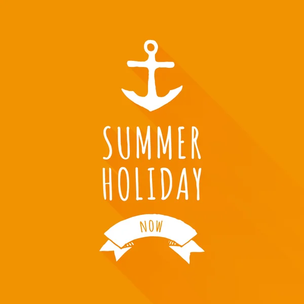 Vector summer holiday badge — Stock Vector