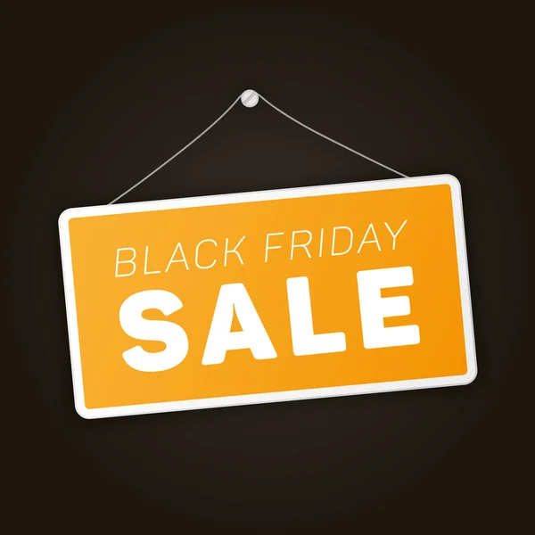 Black friday sale banner. — Stock Vector