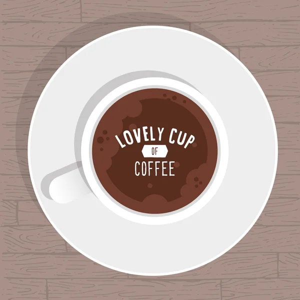 Vector cup of coffee — Stock Vector