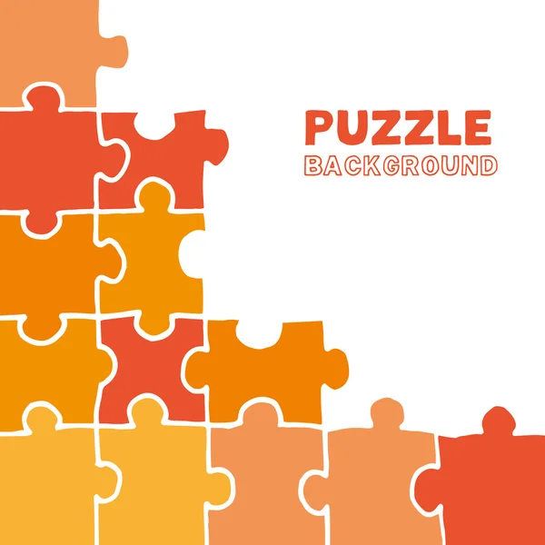 Vektor-Puzzle-Hintergrund. — Stockvektor