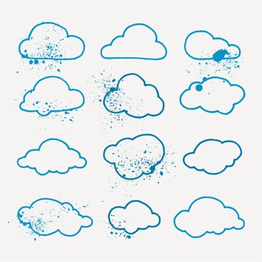 Pack of vector icons. clipart