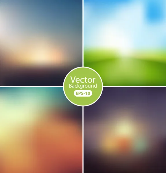 Fondo vectorial difuminado colorido abstracto — Vector de stock