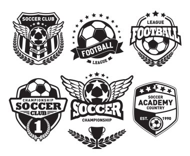 Futbol futbol armalar ve logo amblem tasarımları