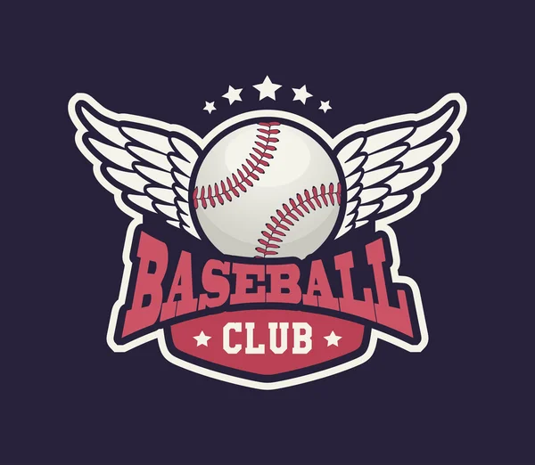 Baseball logo szablon dla zespołu sportowego — Wektor stockowy