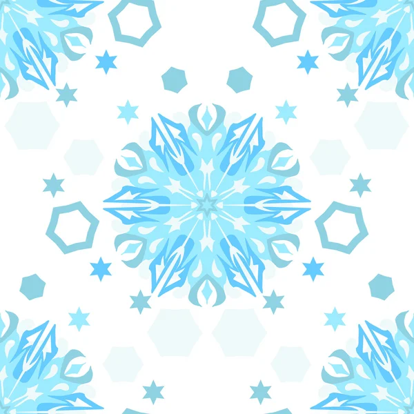 Fondo sin costura ornamental de Navidad — Vector de stock