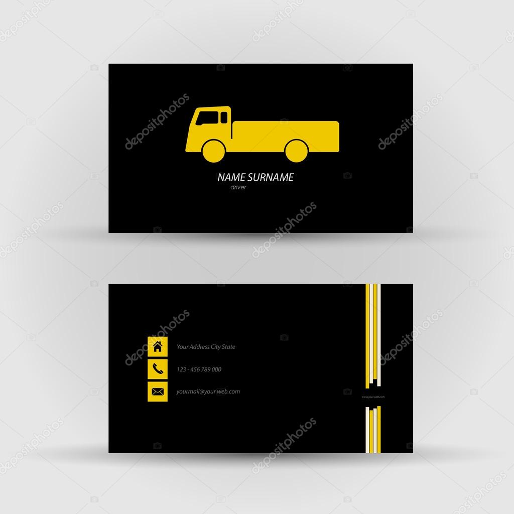 business card, driver