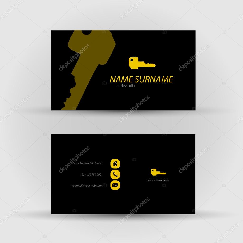 business card - locksmith