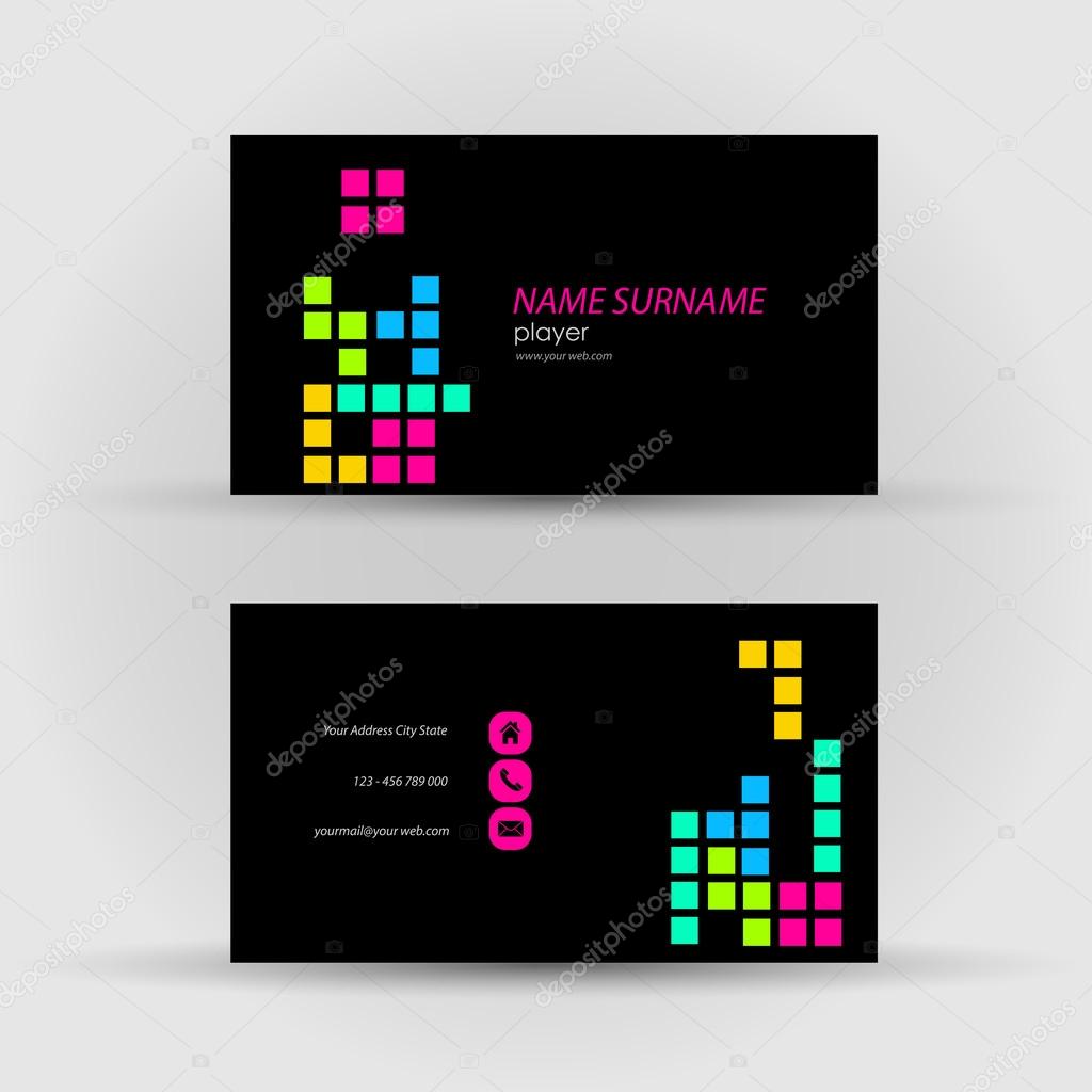 business card - player