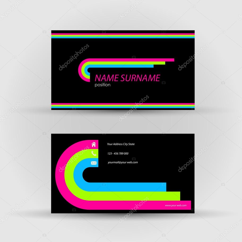 business card, abstract