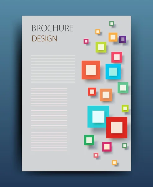 Modèle de dépliant d'entreprise — Image vectorielle