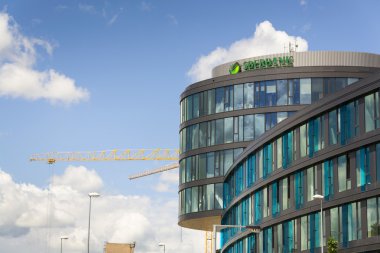 Sberbank şirket logosuna çek Binası Merkez