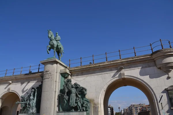Statua di Leopoldo II re dei Belgi — Foto Stock