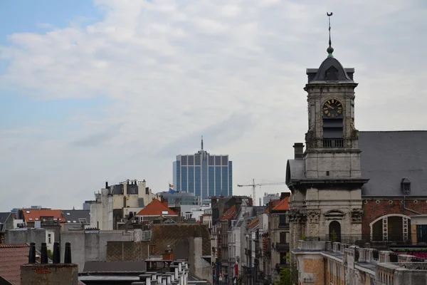 Skyline von Brüssel, Belgien — Stockfoto