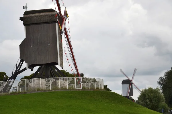 Windmill in Bruges, Belgium — Stock Photo, Image
