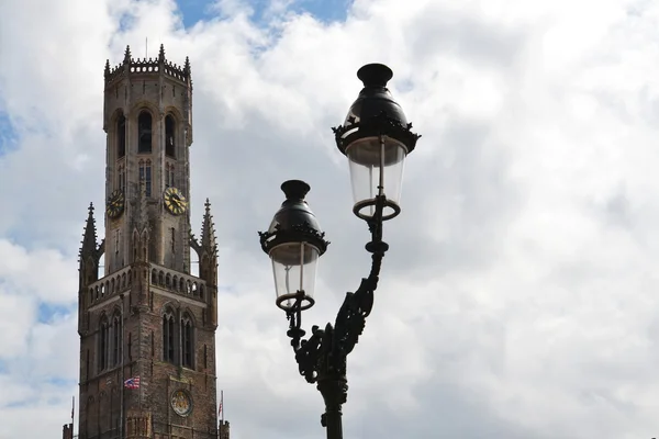 Der Glockenturm von Brügge, Belgien — Stockfoto