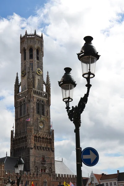 Belfry of Brygge, Belgien — Stockfoto