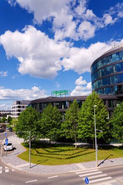 Schneider Electric otomasyon ve enerji yönetimi şirketinin logosu 29 Mayıs 2025 'te Prag, Çek Cumhuriyeti' nde.