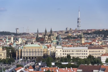 Manzarası görünümü Prag, Çek Cumhuriyeti