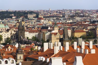 Manzarası görünümü Prag, Çek Cumhuriyeti