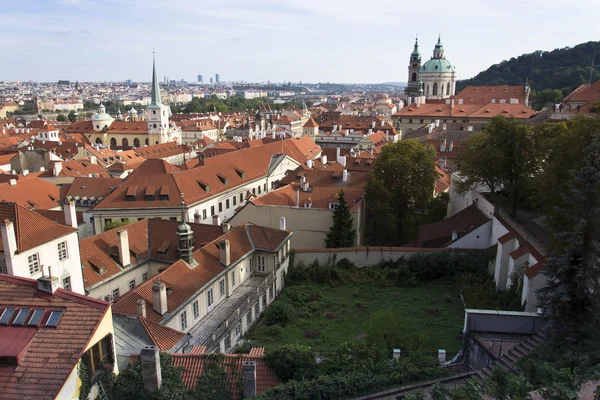 Panorama pohled z Prahy, Česká republika — Stock fotografie