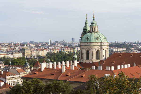 Panorama pohled z Prahy, Česká republika — Stock fotografie