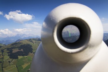 Genel teleskop Loferer dağlar - dağ silsilesi Alps Avusturya karşı gelemiyor