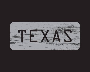 Teksas harfli grafik vektör illüstrasyonu, yaratıcı giysiler, tişört, kıyafet, kapüşon, baskı ürünleri vs. tasarımı için uygun.