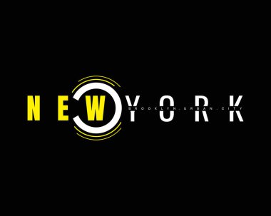 New York tipi tipografi grafiklerinin vektör illüstrasyonu, tişört, giysi, kapüşon vs. tasarımı için mükemmel.