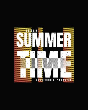 Harf grafiklerinin vektör çizimi, yaz zamanı, yaratıcı kıyafetler, tişört, gömlek, kapüşon vs. tasarımı için mükemmel.