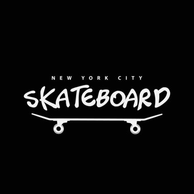 Grafik harflerin vektör illüstrasyonu, New York Şehri, tişört, kapüşon, baskı, poster vs. tasarımı için uygun yaratıcı giysiler.