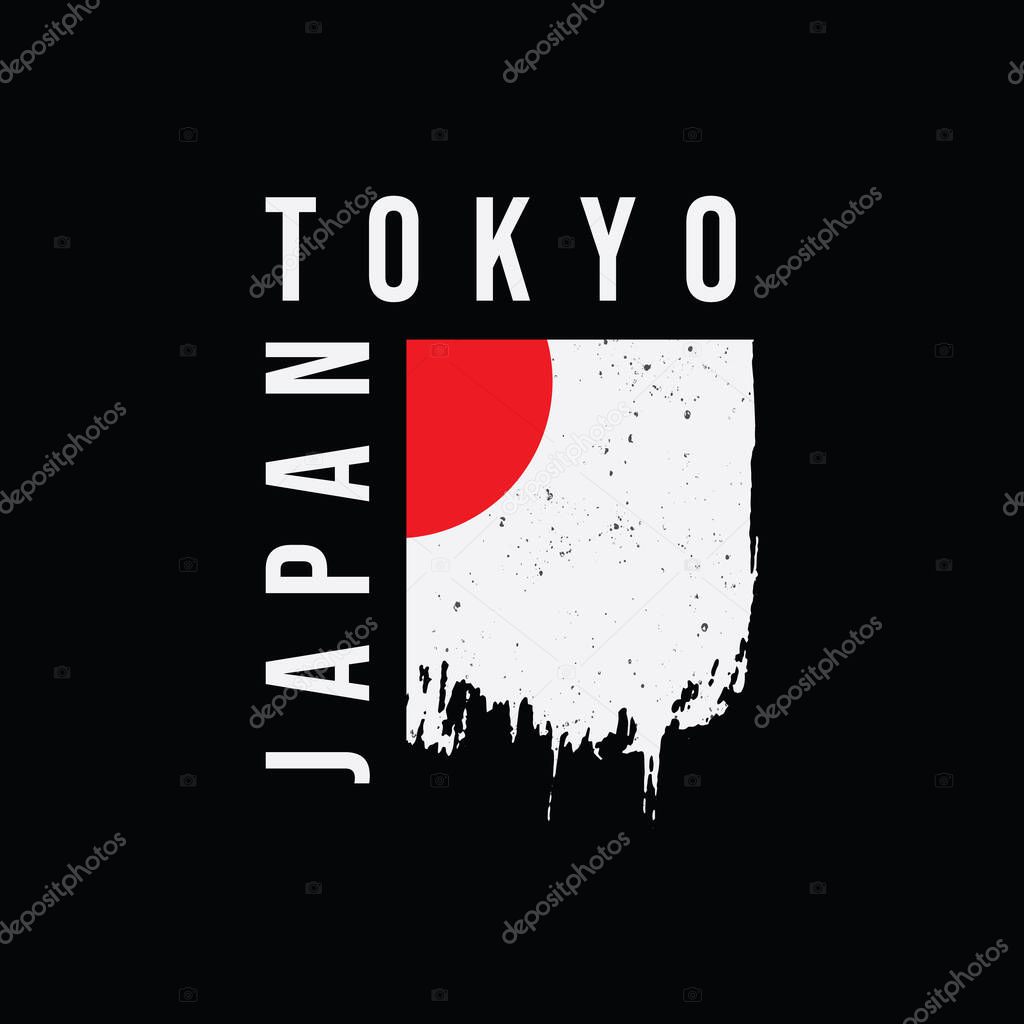 Vector illustration of letter graphics, Tokyo Japan, creative clothing, perfect for the design of t-shirts, shirts, hoodies, etc.