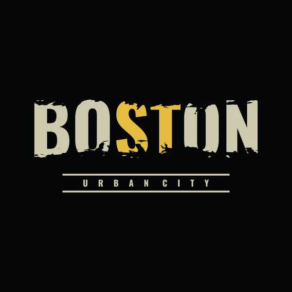 Boston tipografisi, tişört, gömlek, kapüşon vs. tasarımı için mükemmel. 