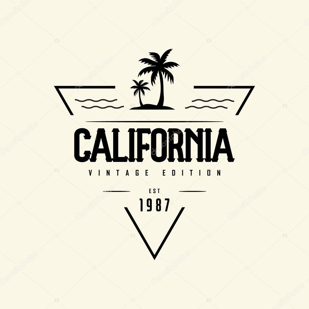 California typography vector illustration, perfect for the design of t-shirts, shirts, hoodies, etc 