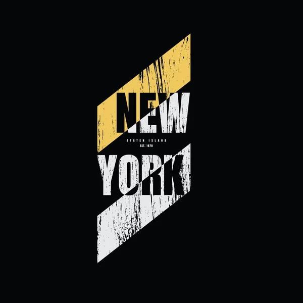 Ilustración Vectorial Del Gráfico Letras Nueva York Perfecto Para Diseñar — Archivo Imágenes Vectoriales