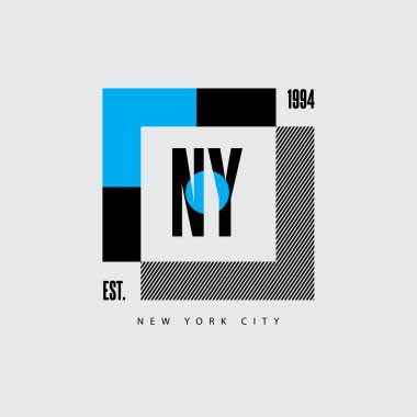 New York vektör illüstrasyonu ve tipografi, tişörtler, kapüşonlular, baskılar vs. için mükemmel.