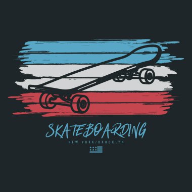 Kaykay Kültür Retro Tişört Tasarımı