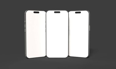 Akıllı telefon cep telefonu tableti dokunmatik ekranı görüntüleme aygıtı boş boş modern teknoloji iletişim akıllı telefon modellemesi boş boş sunum arayüzü