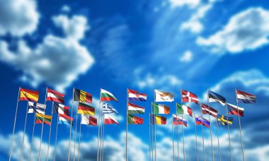 AB Avrupa Birliği 'nin Avrupa Birliği Üyelik Ortağı 27 ülke ulusal eu Avrupa Siyasi Hükümeti uluslararası mavi gökyüzü arka plan duvar kağıdı eu ticaret diplomasisi milletvekili bağımsızlık anlaşmasını simgeliyor