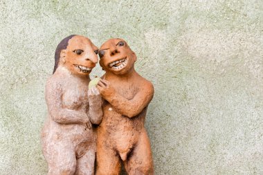 Çıplak erkek ve kadın Hediyelik eşya