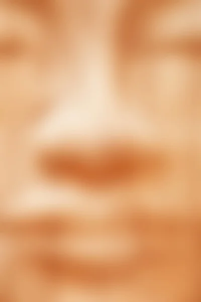 Размазанное лицо статуи — стоковое фото
