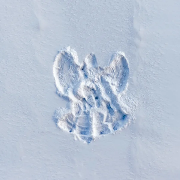 snow angel silhouette